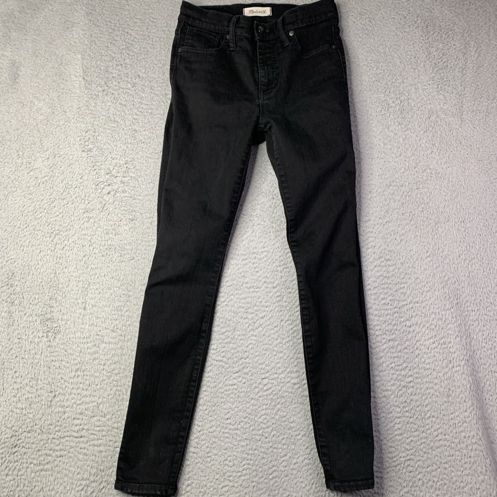 Madewell Black 9in High-Rise Skinny Jeans | Size 26